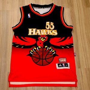 Dikeme Mutombo Atlanta Hawks Adidas Jersey Sz M